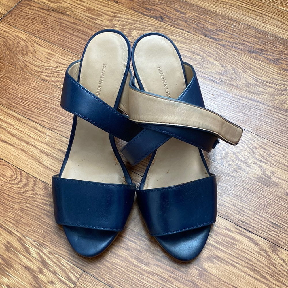 Banana Republic Navy Blue Heels